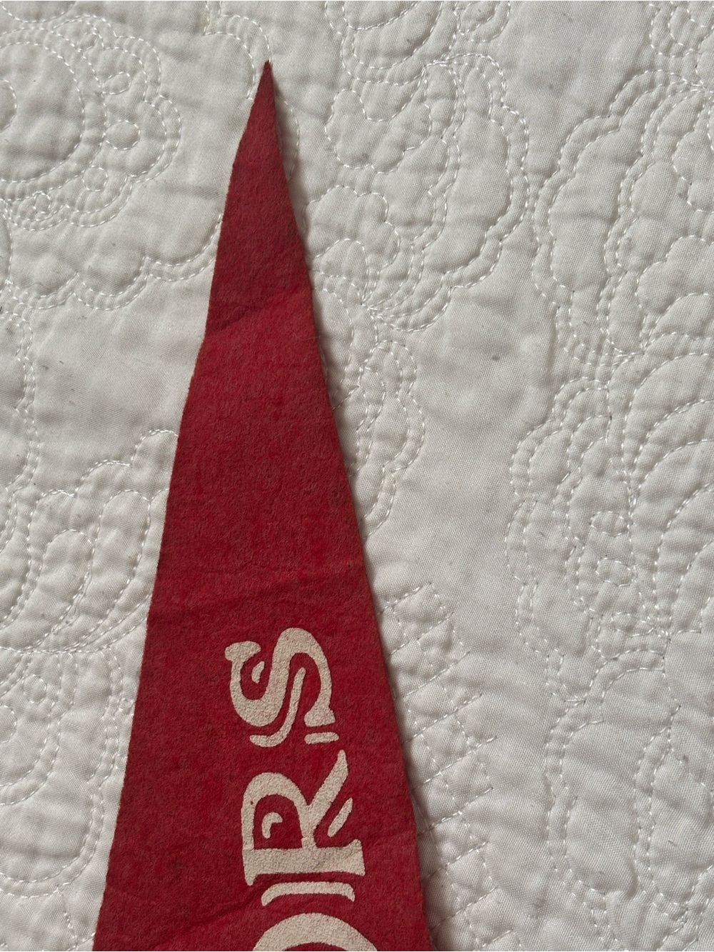 Vintage Washington Senators baseball souvenir red felt pennant capital graphics - Picture 6 of 11